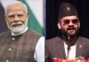 नेपाळचे नवनिर्वाचित युवा नेते बालेंद्र शाह, रबी लामिछाने यांच्याशी पंतप्रधान मोदी बोलत आहेत