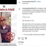 इन्फ्लुएंसरचा दावा की “भारतीयांना प्रत्येक वेळी आंतरराष्ट्रीय प्रवास करताना इन्कम-टॅक्स क्लिअरन्स सर्टिफिकेट मिळवावे लागेल”; असे आयकर विभागाचे म्हणणे आहे