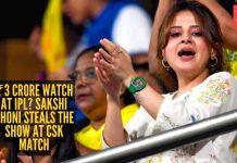 CSK सामन्यादरम्यान साक्षी धोनीच्या ₹3.14 कोटींच्या घड्याळावर सर्वांच्या नजरा
