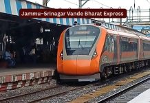 जम्मू-श्रीनगर वंदे भारत एक्सप्रेस ३० एप्रिल रोजी सुरू होणार आहे; प्रवासाचा वेळ 5 तासांपर्यंत कमी केला