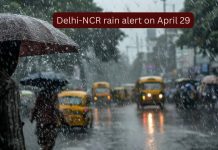 29 एप्रिल रोजी दिल्ली-एनसीआर पावसाचा इशारा: गडगडाटी वादळ, सरी उष्णतेच्या लाटेपासून अत्यंत आवश्यक आराम देतात; प्रवाशांना काय माहित असणे आवश्यक आहे