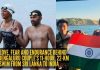 ‘Every time I breathed, I saw him beside me’: The love, fear, and endurance behind this Bengaluru couple’s 11-hour, 22-km swim from Sri Lanka to India