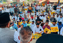 AAP कार्यकर्त्यांनी पंजाबमध्ये निदर्शने केली, SAD ने मुख्यमंत्री भगवंत मान यांची बदनामी केल्याचा आरोप केला