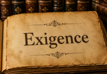 दिवसाचे शब्द: Exigence