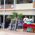 न्यू इंग्लिश स्कूल डोर्लेवाडीत गुरुपौर्णिमा उत्साहात साजरी