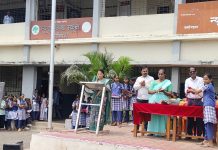 न्यू इंग्लिश स्कूल डोर्लेवाडीत गुरुपौर्णिमा उत्साहात साजरी