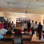 कला, विज्ञान आणि वाणिज्य महाविद्यालय भिगवण येथे अण्णाभाऊ साठे जयंती उत्साहात साजरी